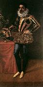 FIGINO, Giovanni Ambrogio Portrait of Lucio Foppa  tu oil painting reproduction